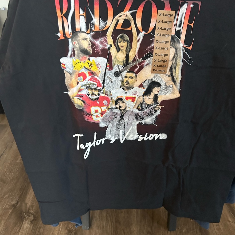Black Graphic Tee - Redzone Taylor's Version